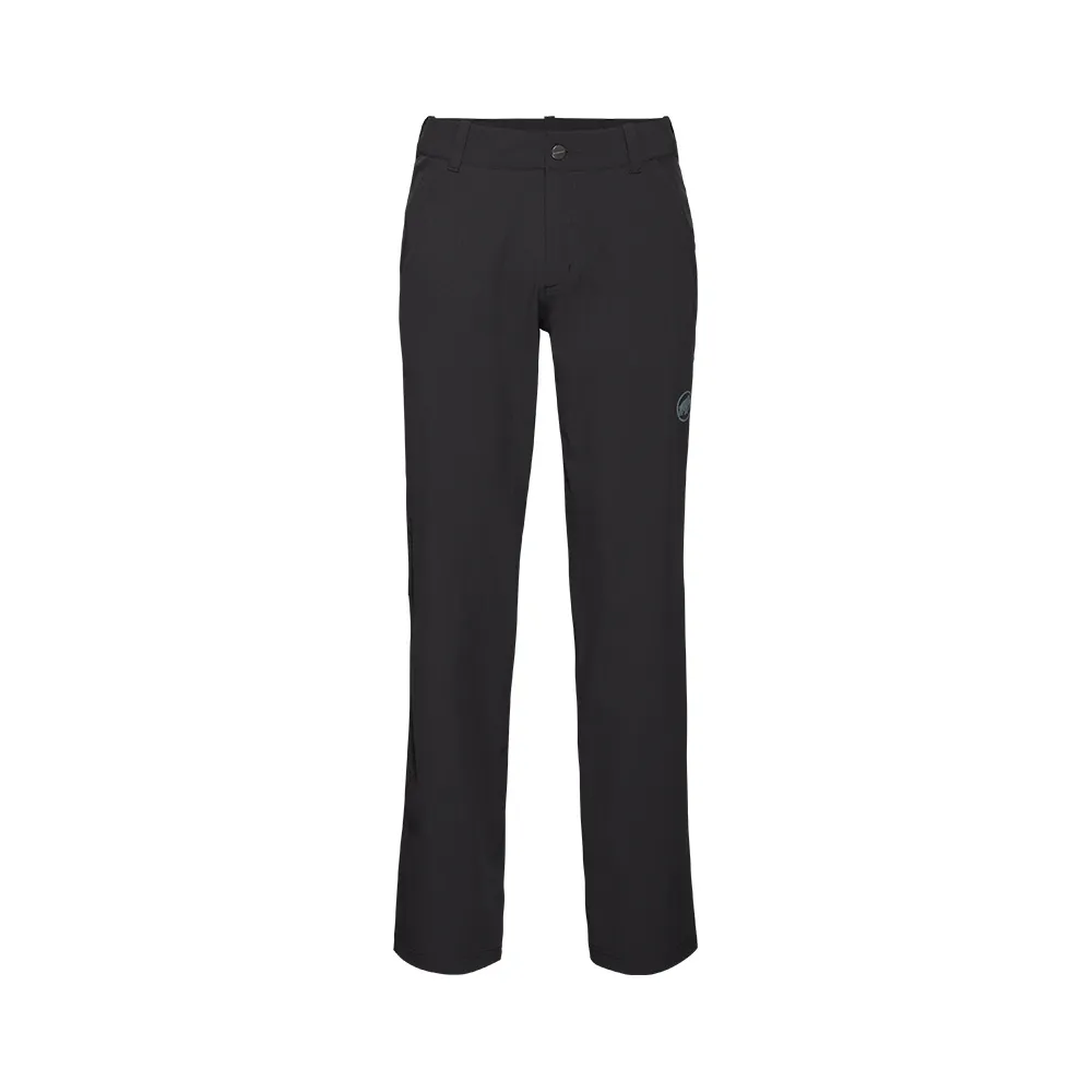 【Mammut 長毛象官方直營】Hiking V Pants Men 防曬彈性健行長褲 黑色 男款 #1022-02520