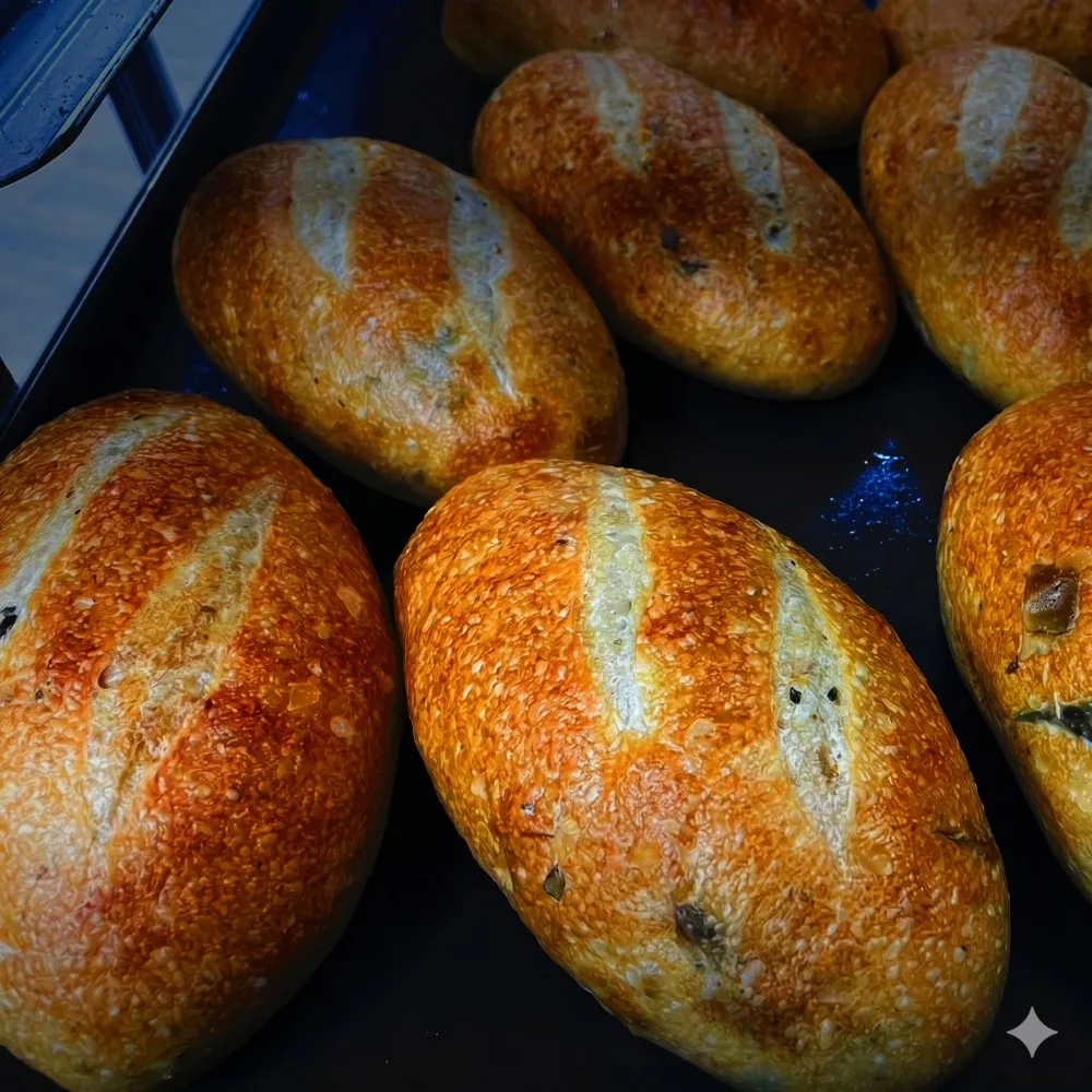 【BAKER 胖大師】法國麵包 塔香蕃茄、香蔥起士雞任選6入組900g±10%