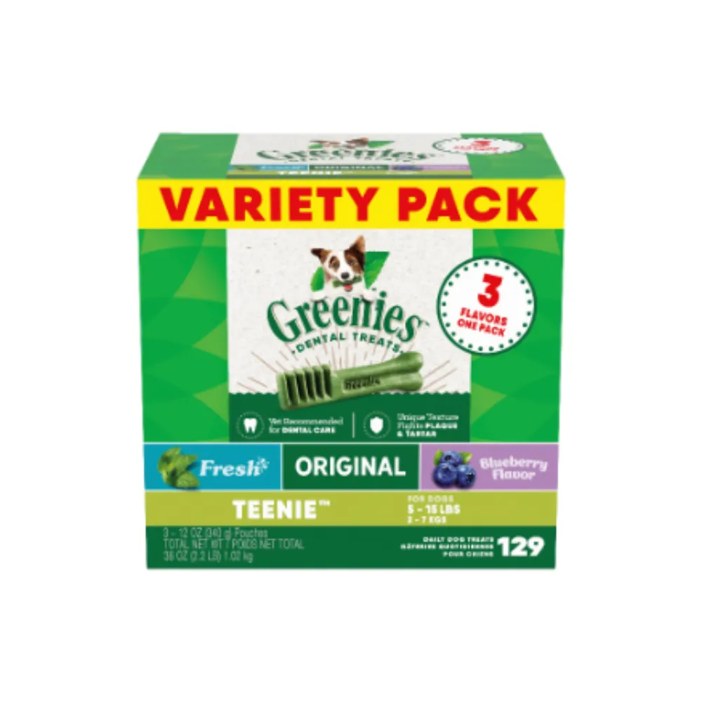 【Greenies 健綠】狗潔牙骨 綜合口味36oz  寵物/潔牙骨/狗食(原味+藍莓+薄荷)