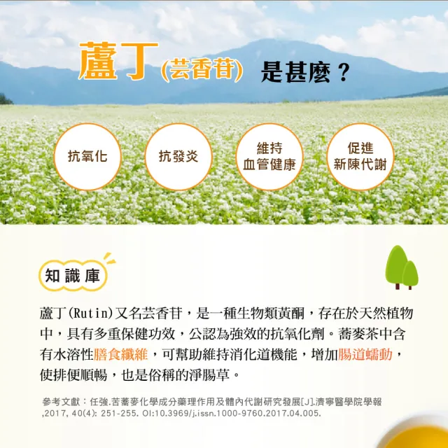 【High Tea 伂橙】黃金蕎麥茶6gx15入x5袋(100%台灣韃靼種黃金蕎麥)