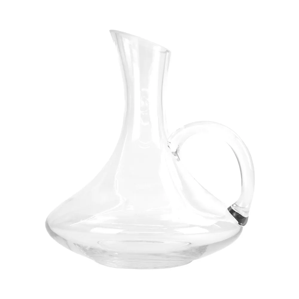 【TOR】紅酒醒酒器 1800ml 倒酒器 紅酒分酒器 側把茶壺 快速醒酒器 165-DCT1800(透明茶壺 洋酒分酒器)