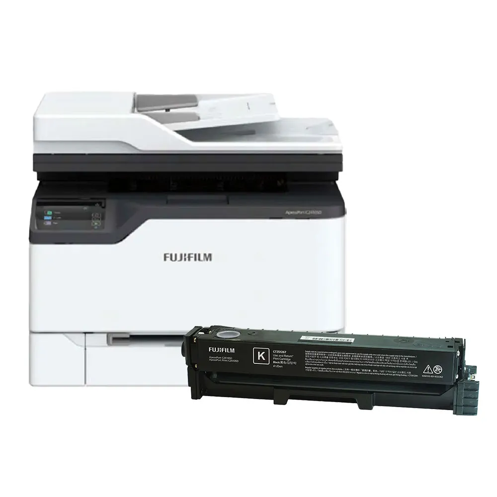【FUJIFILM 富士軟片】官網登錄價★搭1黑標準容量碳粉★ApeosPort C2410SD A4彩色多功能傳真事務複合機