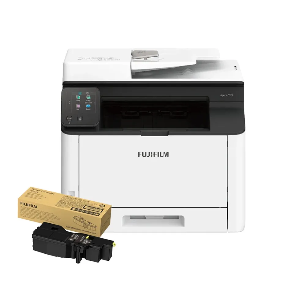 【FUJIFILM 富士軟片】搭1黑高容量碳粉★Apeos C325dw 彩色雷射雙面無線S-LED掃描複合機