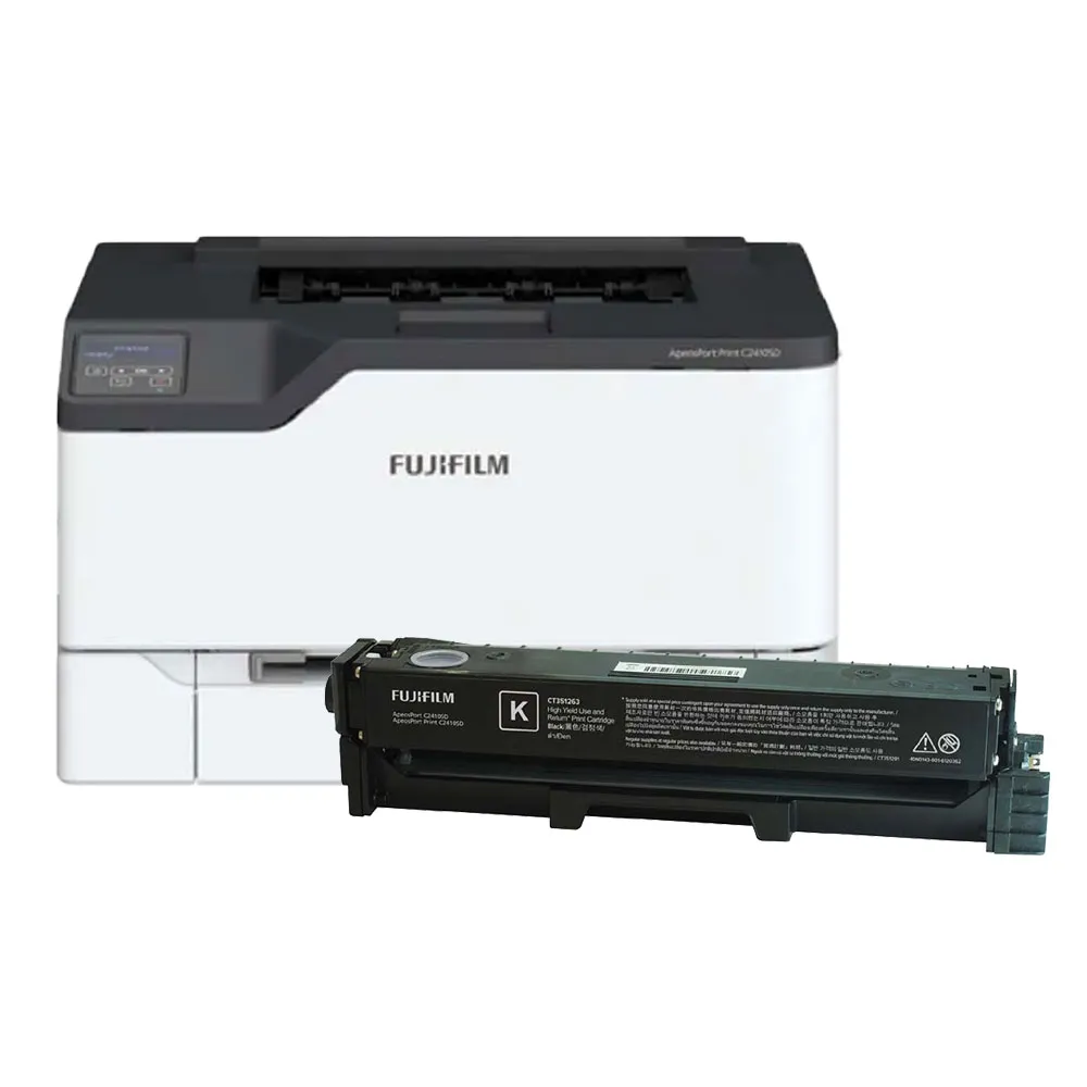 【FUJIFILM 富士軟片】官網登錄價★搭1黑高容量碳粉★ApeosPort Print C2410SD A4彩色雷射無線印表機