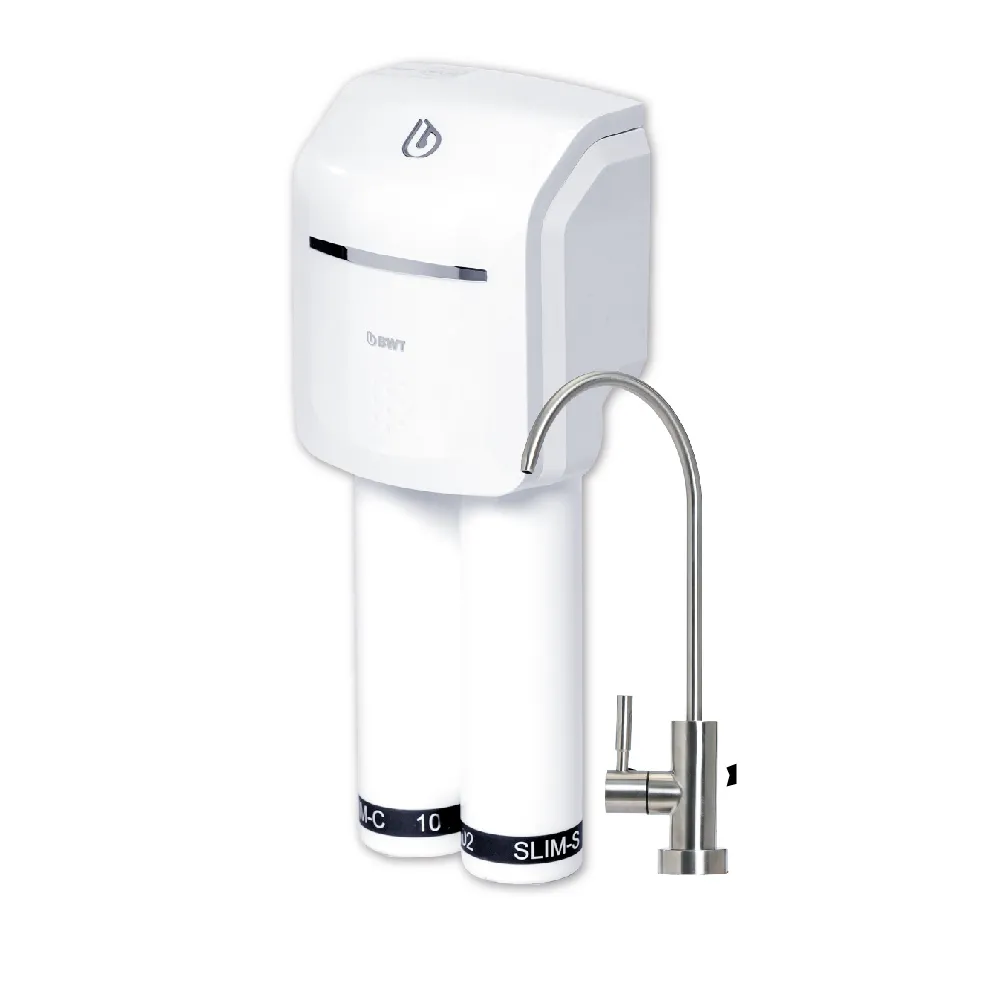 【BWT 德國倍世】SLIM 2-UF 二道式羽纖生飲水淨水器(免插電不排廢水)