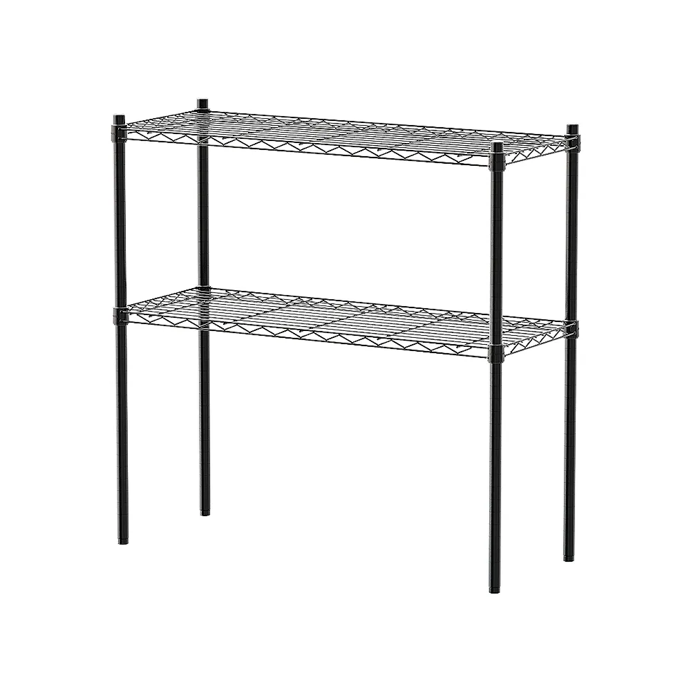 【dayneeds 日需百備】輕型 90x35x90公分 烤漆二層架 兩色可選(鐵力士架/收納層架/鞋架/展示架/層架/鐵架)
