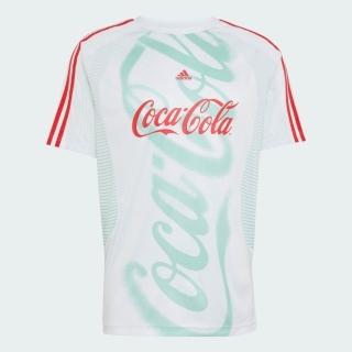 【adidas 愛迪達】Cctg Jersey 男女 T恤 運動上衣 休閒短袖 COCA COLA 白(KY2103)