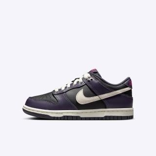 【NIKE 耐吉】Dunk Low GS 大童 運動休閒鞋 低筒 舒適 穿搭 黑紫(FB9109-003)