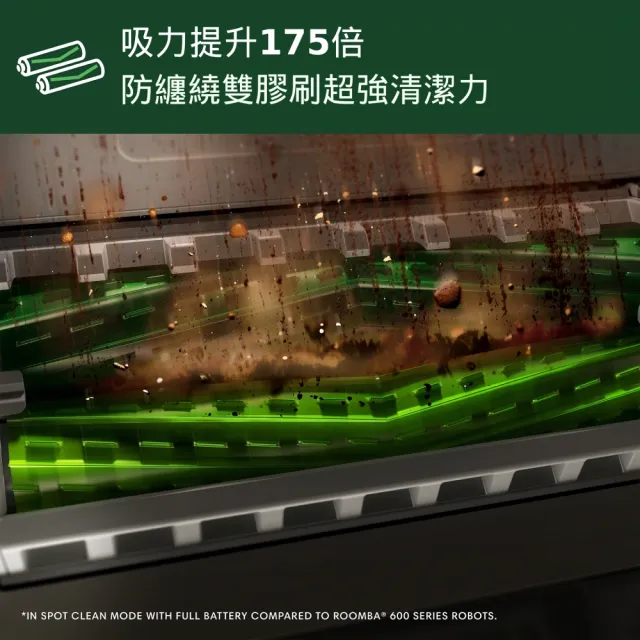 【iRobot】Roomba Max 705 Combo 旗艦滾筒掃拖機器人(邊拖邊洗+沿邊/175倍吸力/四刷/全能熱水風基座)
