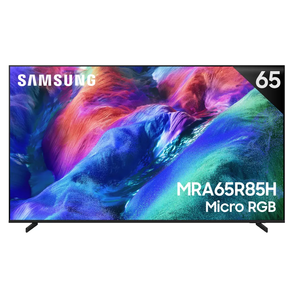 【Samsung 三星】65型4K Micro RGB 144Hz AI智慧顯示器(MRA65R85HAXXZW)含基本安裝 65R85H