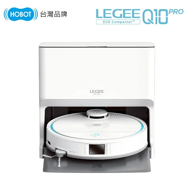 【HOBOT 玻妞】雷姬環保壓縮掃拖地機＋玻妞擦窗機 LEGEE-Q10 PRO＋HOBOT-288（開學清潔雙享組）