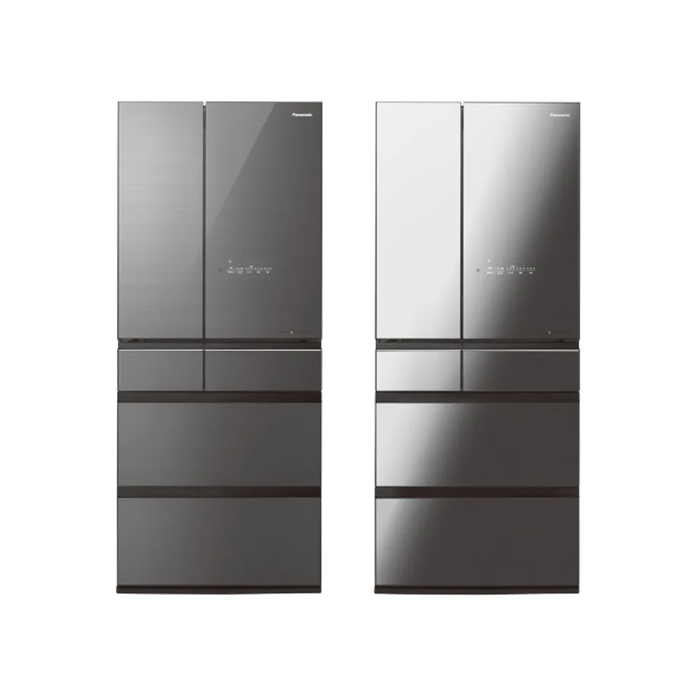 【Panasonic 國際牌】650公升 一級能效智慧節能無邊框玻璃鏡面變頻六門電冰箱(NR-F651WX)