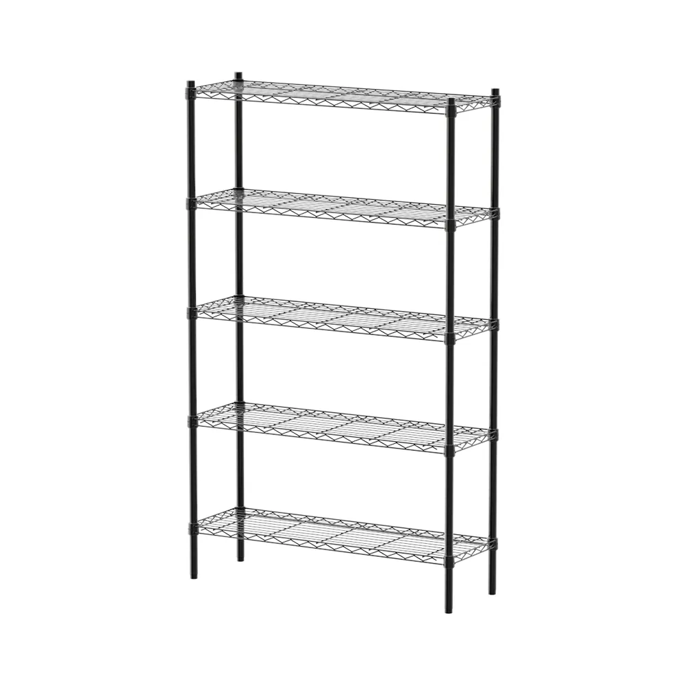 【dayneeds 日需百備】輕型 90x30x150公分烤漆五層架(鐵力士架/收納層架/鞋架/展示架/層架/鐵架)
