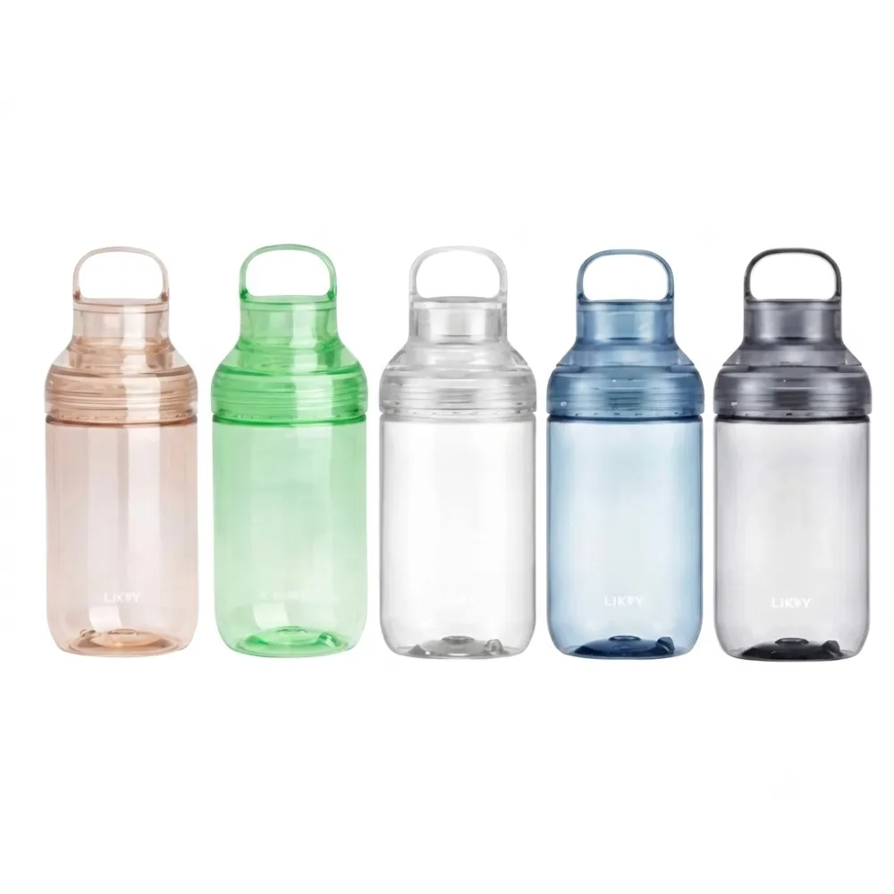 【LIPPY】日本製手提式Tritan透明水壺- 700ML (安全耐用 可拆洗 輕便水壺)