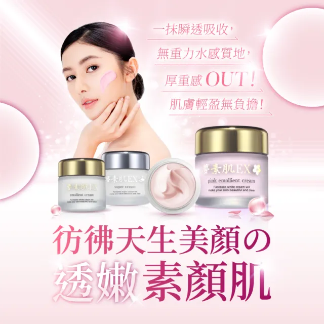 【夢素肌】櫻花粉嫩保濕乳 30g(3入)