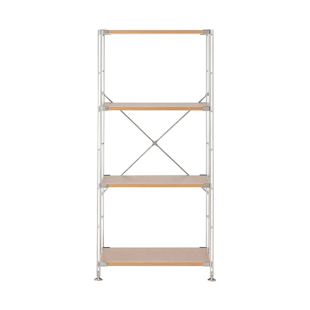 【MUJI 無印良品】SUS橡木層架組/中/(大型家具配送)