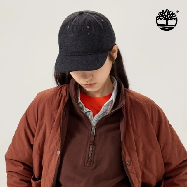【Timberland】男款黑色 LOGO棒球帽(A687X001)