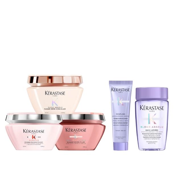 【KERASTASE 巴黎卡詩】200ml 髮膜/護髮膜(多款任選/蓬鬆/養髮/修護/柔順/光澤/護色)