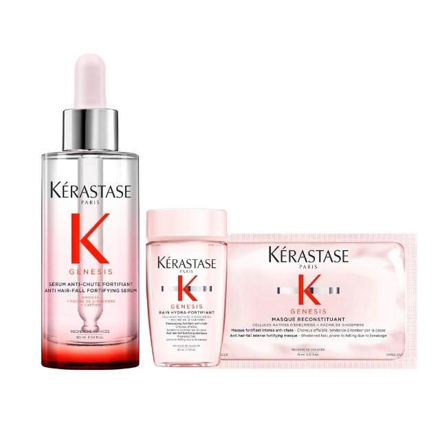 【KERASTASE 巴黎卡詩】粉漾芯生頭皮調理精華30ml(頭皮精華/頭皮保養/蓬鬆/養髮)