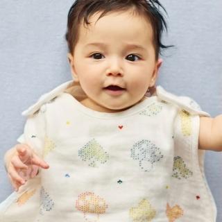 【Hoppetta】蘑菇森友會天絲三層紗防踢背心(2-7歲幼童 日本製涼感透氣輕盈)