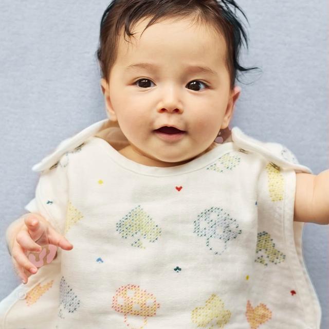 【Hoppetta】蘑菇森友會天絲三層紗防踢背心(2-7歲幼童 日本製涼感透氣輕盈)