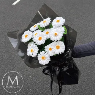 【Floral M】最好的祝福質感非洲菊大型香水花束(情人節花束/告白禮物/求婚花束/香水花束/生日花束)