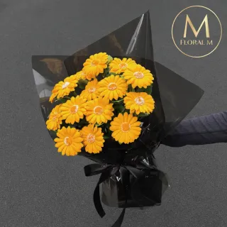 【Floral M】最好的祝福陽光非洲菊大型香水花束(情人節花束/告白禮物/求婚花束/香水花束/生日花束)