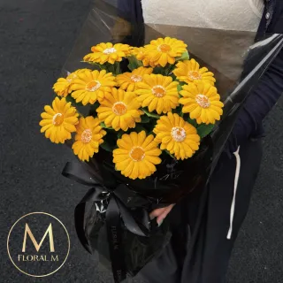 【Floral M】最好的祝福陽光非洲菊大型香水花束(情人節花束/告白禮物/求婚花束/香水花束/生日花束)