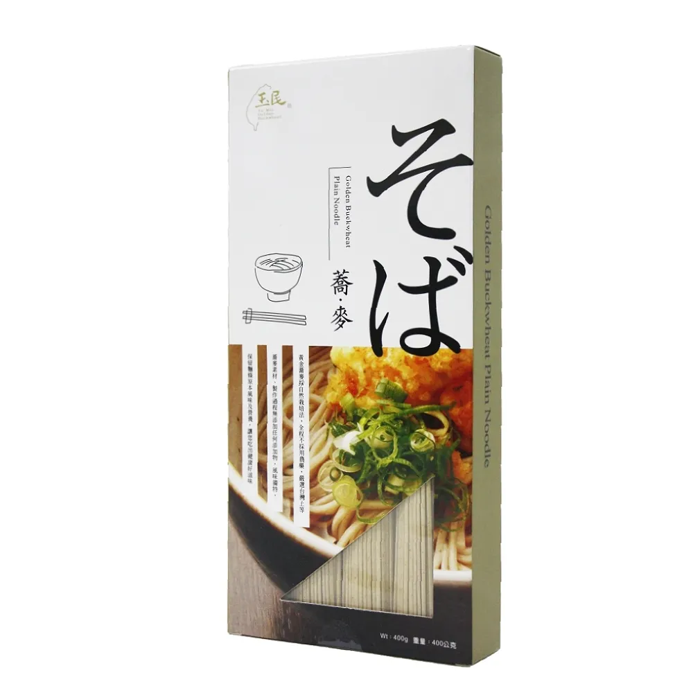 【玉民】黃金蕎麥日式直麵 / 盒裝(400g)