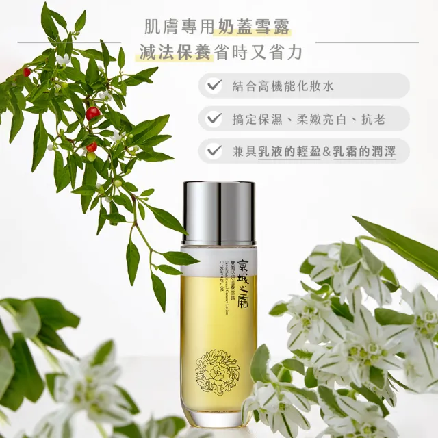 【牛爾京城之霜】買1送1 雙激活妍滋養雪露120ml_2入(水乳霜深度保濕)
