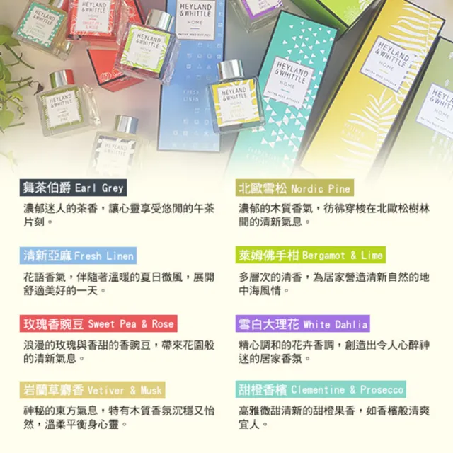 【H&W 英倫薇朵】HOME香氛擴香絕響組(擴香瓶100mL+晶淬香氛皂100gx3+品牌購物袋)