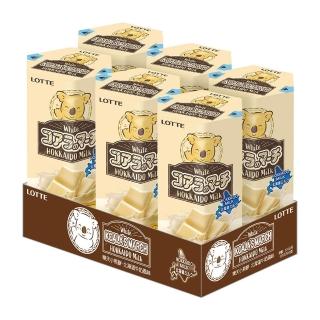 【Lotte 樂天】樂天小熊餅-北海道牛奶風味37g*6