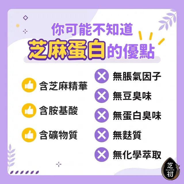 【芝初】2+3芝優蛋白425g x 1罐 (機能芝麻粉-好眠)