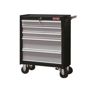 【SHUTER 樹德】2大抽3小抽工具車-已組裝 黑身灰抽 /組 TC-S23