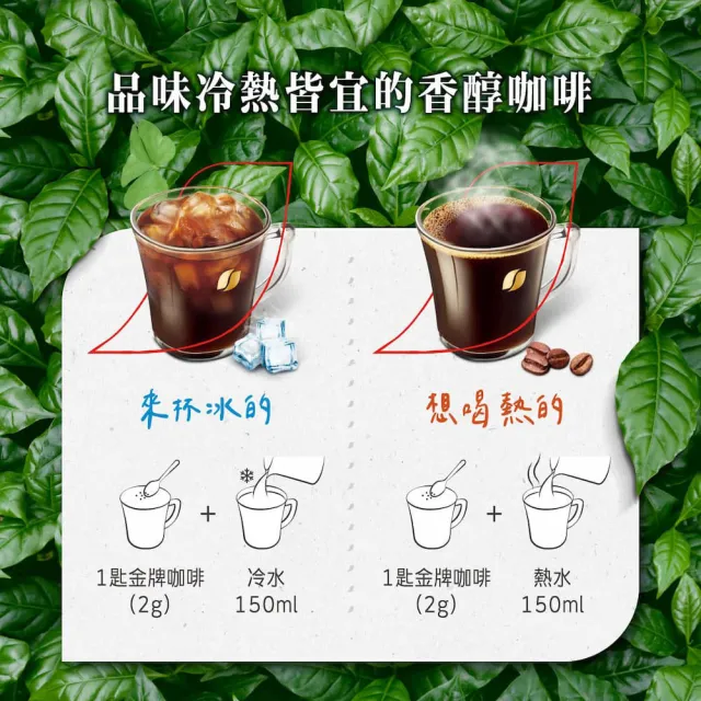 【NESCAFE 雀巢咖啡】金牌微研磨即溶咖啡80g 任選 5罐 (低咖啡因/金牌原味/柔韻果香)