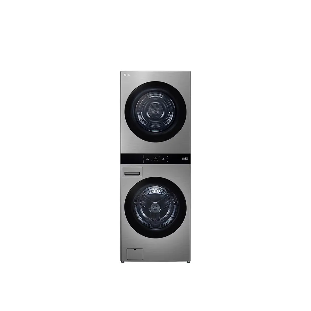 【LG 樂金】家電快配22公斤+20公斤◆ WashTower AI 智控洗乾衣機第二代◆星辰銀(WD-S2220VM)