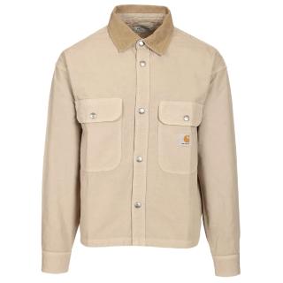 【carhartt】男款 PRESCOTT 襯衫夾克-淺米色 (S號、M號)