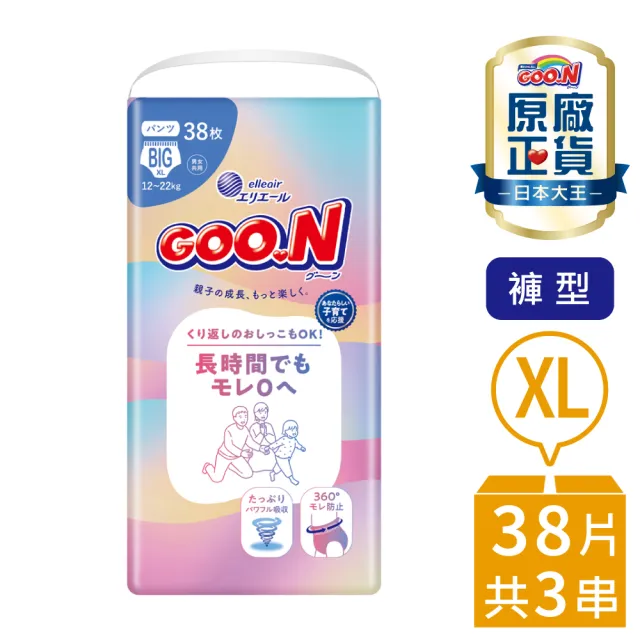 【GOO.N】日本大王New Goo.n日本境內版極緻防漏 褲型M-XL(跳跳褲)
