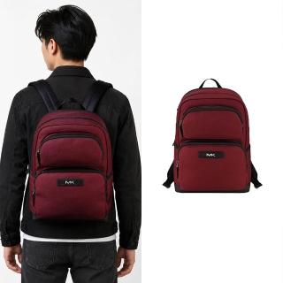 【Michael Kors】KENT SPORT皮標LOGO機能帆布後背包(多色選)