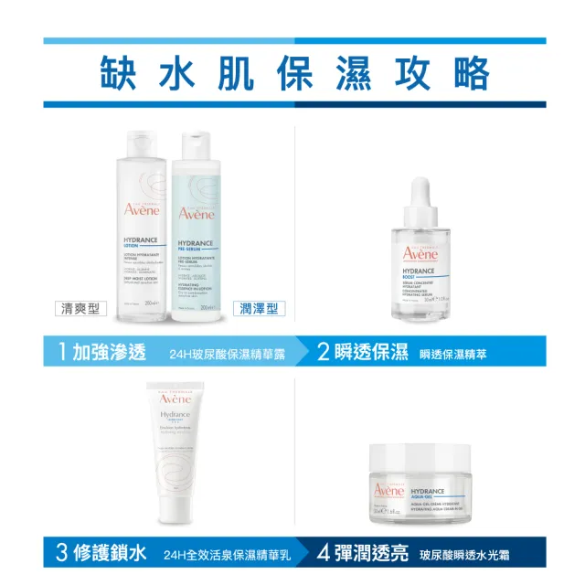 【Avene 雅漾】官方直營 玻尿酸保濕精華露200ml 2入組(潤澤型化妝水/乾肌推薦)