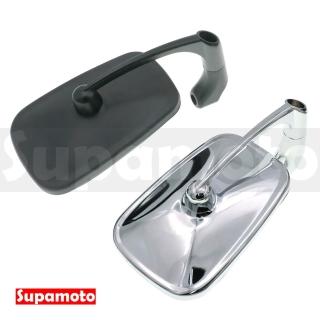 【Supamoto】方形牛角鏡—M30 (檔車/復古/電鍍/消光黑/改裝/後視鏡/後照鏡/CB350/雲豹/KTR)
