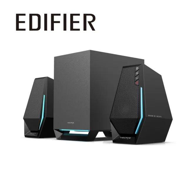 【EDIFIER】G1500 MAX 2.1桌面電競喇叭（藍牙遊戲喇叭｜獨立重低音｜1680萬種RGB燈效｜配件齊全 開箱即用）