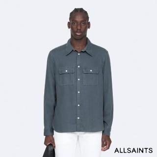【ALLSAINTS】BOND 長袖襯衫-藍 M108SF(常規版型)
