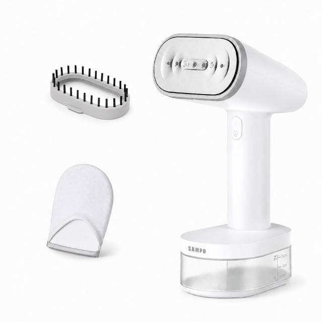 【SAMPO 聲寶】二合一手持式蒸氣掛燙機/電熨斗/蒸汽燙衣/熨斗/衣物除皺(AS-Z2210WL)