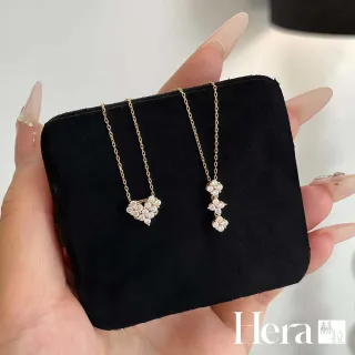 【HERA 赫拉】S925鍍14K金愛心多種戴法項鍊 H115083103(S925 鍍14K金 愛心 項鍊)