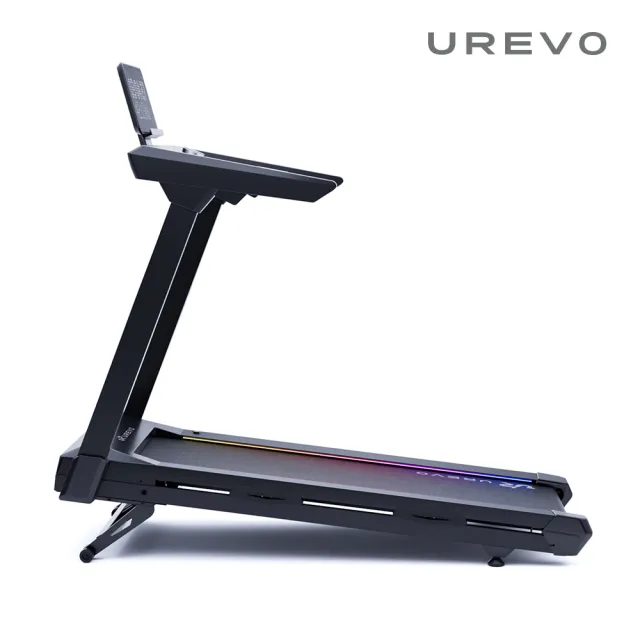 【UREVO】URTM044 CyberMega Smart 大字幕馬拉松跑步機 (摺疊跑步機/健走機/超慢跑/走路機/長距訓練/爬坡)