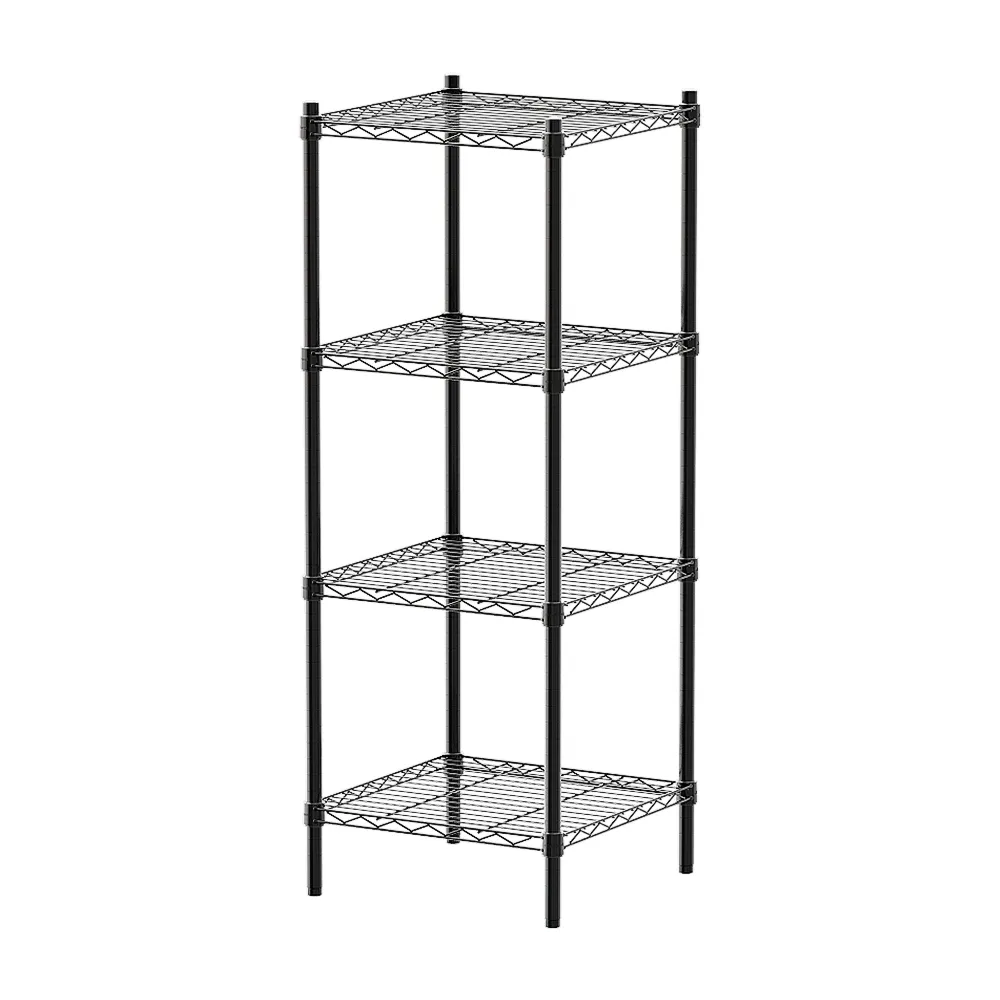 【dayneeds 日需百備】輕型 45x45x120公分烤漆四層架(鐵力士架/收納層架/鞋架/展示架/層架/鐵架)