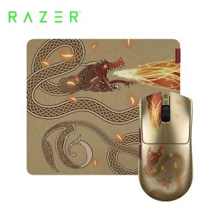 【Razer 雷蛇】Viper V3 Pro CS2 Edition無線電競遊戲滑鼠+Gigantus V2 巨甲蟲V2滑鼠墊(M中)CS2 Edition