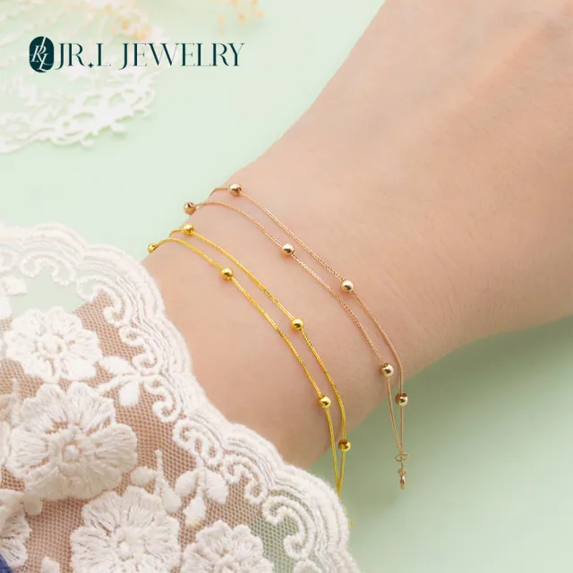 【JR.L JEWELRY】18K金 歲月留金 K金手鍊