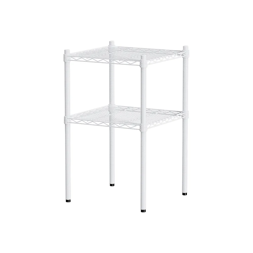【dayneeds 日需百備】輕型 45x45x75公分烤漆二層架(鐵力士架/收納層架/鞋架/展示架/層架/鐵架)